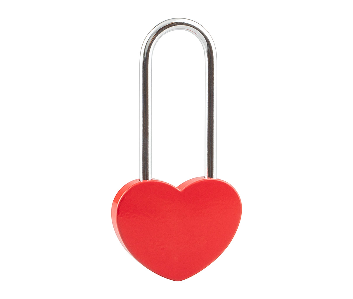 Produktbild för Kärlekslås Röd Utan Nyckel