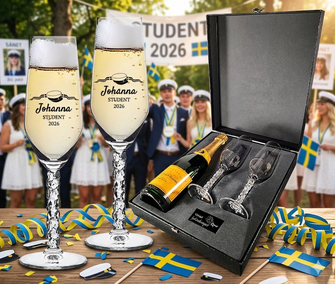 Thumbnail för Champagneglas Carat Orrefors 2-pack Classic